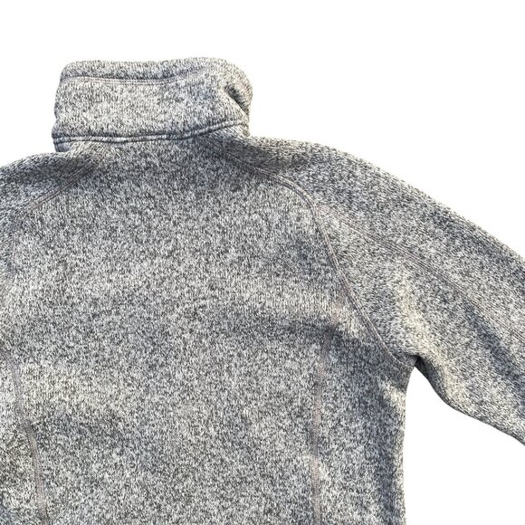 Patagonia Better Sweater ¼ Zip Pullover Women Sz S Marled Gray Gorpcore Outdoor - Picture 9 of 13
